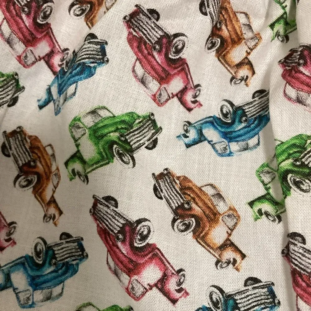 Colori Del Sole NWOT Mens Cotton Boxer Shorts Underwear. Size M. Truck Motif.